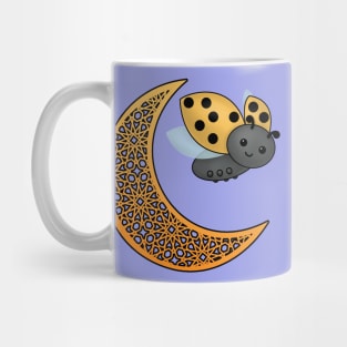 Ramadan Crescent Moon Ladybug Mug